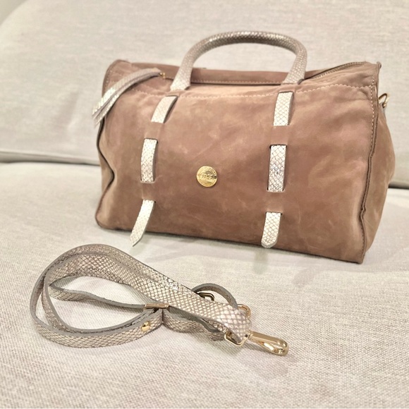 Maledetti Toscani soft suede satchel. - Picture 5 of 6